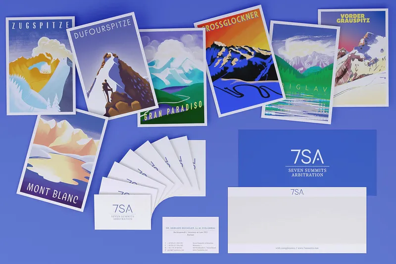 7SA Geschäftsausstattung und Jahresendkarte