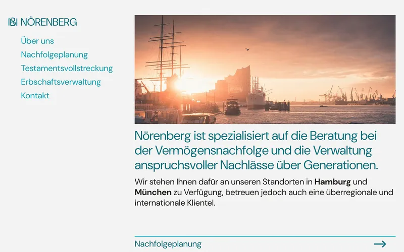 Website for Nörenberg Office