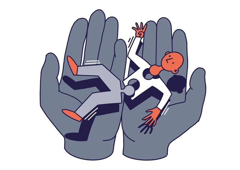 Illustration for brochure about Body disassotiation Disorder