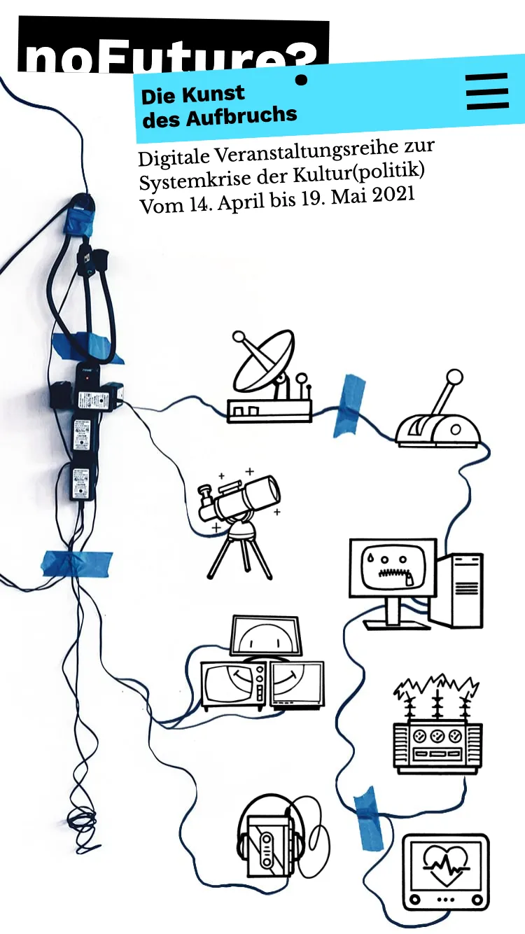 No Future Website and Illustration